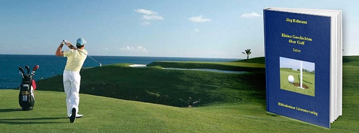 Banner zum 1.Golfbuch: "Kleine Geschichten über Golf"