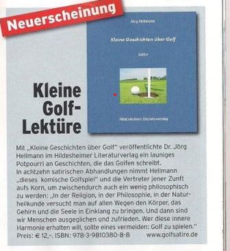 Rezension in der Golftime